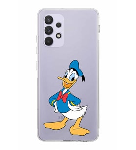 Samsung Galaxy A33  Kamera Korumalı  Kapak Donald Duck Tasarımlı  Şeffaf Kılıf