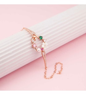Aya Diamond Gümüş Rose Kalp Manolya Çiçeği Kelebek Kadın Kolye