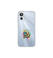 General Mobile 23SE ile uyumlu Splash arı tasarımlı şeffaf silikon kılıf