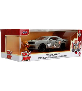 Tom& Jerry Figürü ve 2015 Dodge Challenger Aracı 1:24