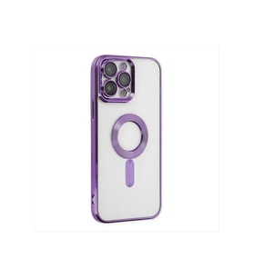 iPhone 11 Pro Max Lüx Magsaff Lazer Silikon Kılıf (Kamera Korumalı)