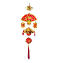 Feng Shui Yelpaze Hayat Ağacı Şans Ve Bereket Askılık 80 cm (Karışık)