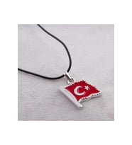 Ay Yıldız Kolye (Kırmızı)