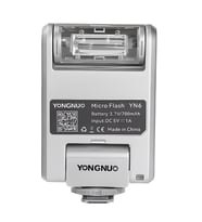 Yongnuo YN6 Micro Bataryalı Universal Tepe Flaşı (Gümüş)
