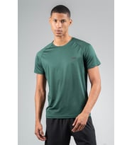 Maraton Regular Erkek Bisiklet Yaka Yeşil T-shirt