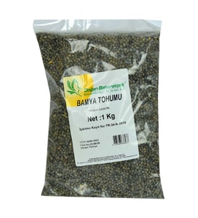 Doğal Bamya Tohumu 1000 Gr Paket