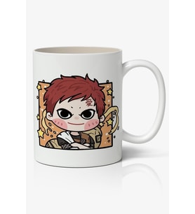 Naruto Gaara Avatar Cute Anime Temalı Beyaz Kupa Bardak Sevgiliye Arkadaşa Hediye