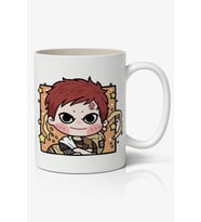 Naruto Gaara Avatar Cute Anime Temalı Beyaz Kupa Bardak Sevgiliye Arkadaşa Hediye
