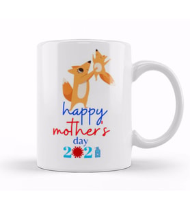 Happy Mother's Day 2021 Kupa Bardak Porselen