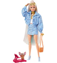 Barbie Extra - Mavi Takımlı Bebek, 3 Yaş Ve Üzeri, Hhn08 (Çok Renkli)