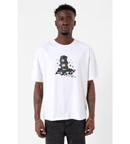 Boogiepop Phantom Yin Yang Beyaz Erkek Oversize Tshirt