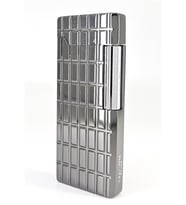 Slim Metal Çakmak - Ice Black Rectangle- Taşlı Gazlı (Renksiz)