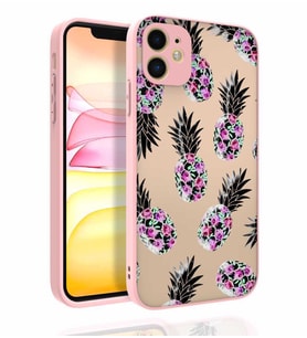 Uyumlu Model Apple iPhone 11 Kılıf Desenli Parlak Nora Kapak