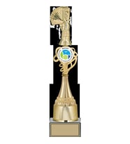 ODAK KUPA - Figürlü Kupalar - Briç Figürlü Kupalar FG-033 A - 42 cm