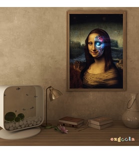 Ezgoola / Zaman Dışı Yorumlar Poster Çerçevesiz / Özel Tasarım Modern Sanat / Ezgoola Grafik Poster / 350 gr Kaliteli Kağıt / Poster / Hediye / Ev Dekoru