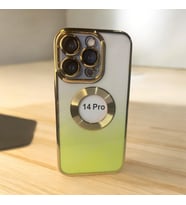 iPhone 14 Pro magsafe özellikli klasik kaliteli silikon telefon kılıfı (Yeşil)