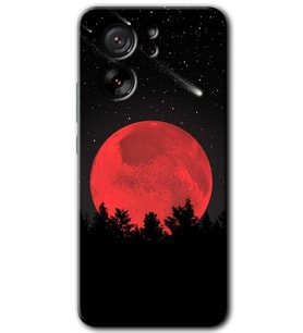 Xiaomi Mi 13T Pro Kılıf HD Desen Baskılı Arka Kapak - Kanlı Ay