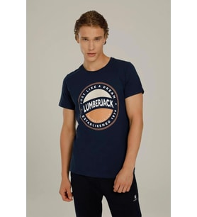 LUMBERJACK CT1139 ISLAND LOGO T-SHIRT 2FX