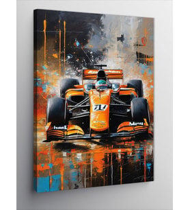 Kanvas Tablo Formula 1 Temalı