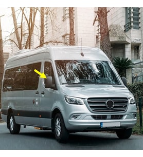 Mercedes Sprinter 2018-2025 Sağ Dış Ayna Üst Kapağı A9108114000