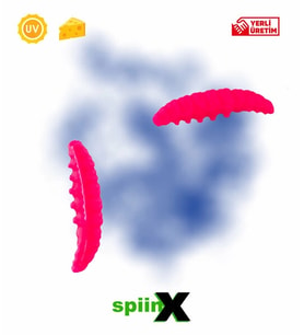 SPIINX LARVA SİLİKON YEM 35MM 14LÜ PEYNİR AROMALI RENK: UV HOT PINK 56