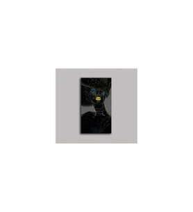 DBSanatevi Avangart Yıldızlı Siyahi Kadın Tablo 40 X 30 Cm