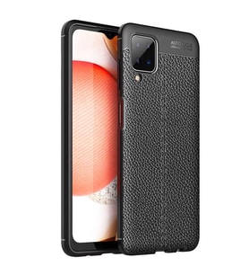 Samsung Galaxy M12 Kılıf Esnek Pu-Deri Leather-Pu Serisi Protected Case (Siyah)