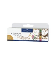 Faber Castell Pitt Kaligrafi Kalem Seti 4'lü 167505 