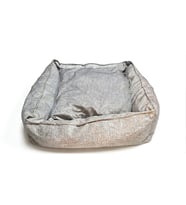 Lepus Kedi Köpek Yatak Medium Gri EN65cm-BOY65cm-YÜK.15cm