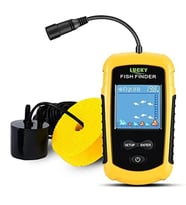 Valkyrie LCD Renkli Ekran Taşınabilir Kablolu Balık Bulucu 100 M nlik Aralığı Sonar Yankı Iskandil Balık Bulucu