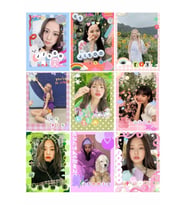 Blackpink fotokart 9 adet  8*6 cm pvc kaplı süper hd kaliteli baskılı fotokart