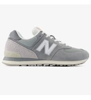 New Balance 574 Leather Unisex Gray Sneaker Hakiki Deri Günlük Spor Ayakkabı Gri