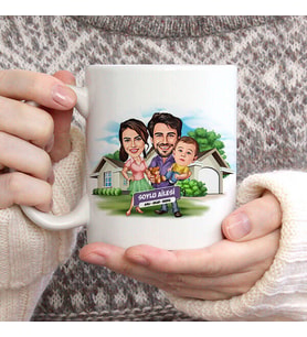 Kişiye Özel Bebeğimiz ve Biz Karikatürlü Kupa Bardak
