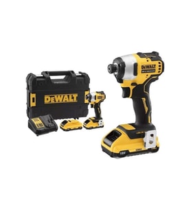 Dewalt DCF809L2T 2 x 3 Ah Akülü Kömürsüz Darbeli Vidalama