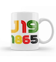 juneteenth juneteenth juneteenth 2021 1865 Kupa Bardak Porselen