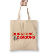 Dungeons And Dragons Logo Bez Çanta Uzun Saplı