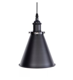 RİOLİGHT RETRO  SİYAH METAL TEKLİ SARKIT
