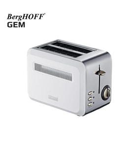 BergHOFF GEM TITAN Parlak Gümüş Beyaz İki Dilim Ekmek Kızartma Makinesi 7950071