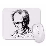 Atatürk  İmzalı Mouse Pad
