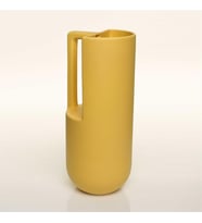 Vitale Handle Sarı Vazo Büyük 12*12*29 Cm AK.JL0043