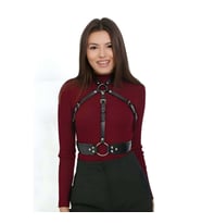 Gömlek Kemeri, Elbise Kemeri, T-Shirt Üzeri Kemer (Siyah)