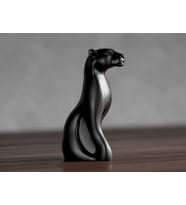 15CM Hediyelik Panter Obje Minimal Masaüstü Dekor Ev ve Ofis Biblo Obje