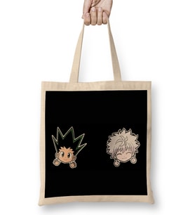 Hunter X Hunter Anıme Kırua&gon Bez Çanta Uzun Saplı