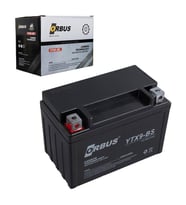Orbus YTX9-BS 12V 9A Motosiklet Aküsü (150 X 86 X 107 MM) (2.84Kg) (Siyah)