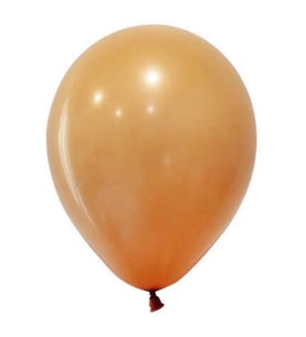 Balonevi Balon 12" Karamel Renk 12 İnç Balon (100 Lü Paket)