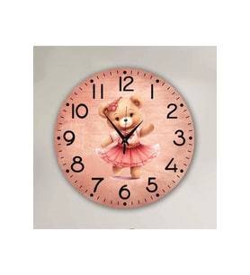 bilge Tasarım çocuk odası Duvar Saati 30 x 30 CM (Karışık)
