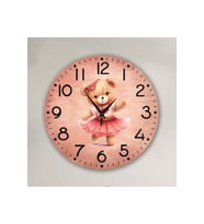 bilge Tasarım çocuk odası Duvar Saati 30 x 30 CM (Karışık)