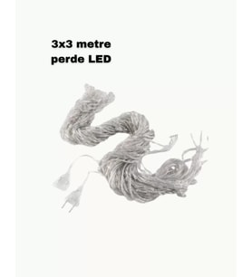 3x3 Led Işık Perdesi Şelale Model İç Dış Mekân Dekorasyonu