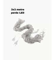 3x3 Led Işık Perdesi Şelale Model İç Dış Mekân Dekorasyonu