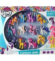 Pony My Little Pony Oyuncak 12'li Set Figür Karakter Oyuncak - Tuka